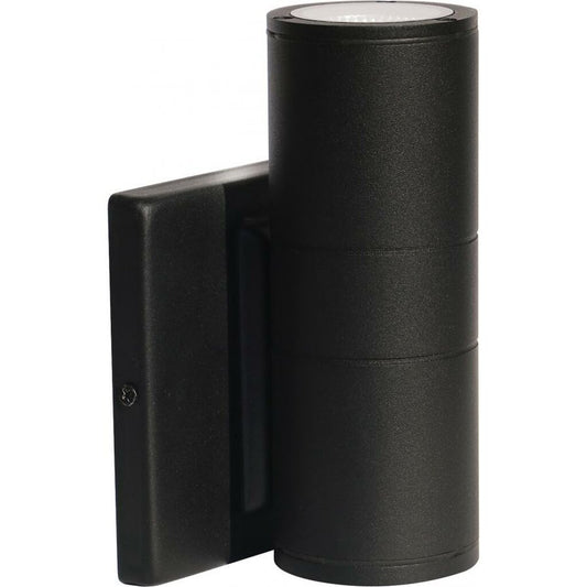 Satco 62-1138 10W LED Sconce Fixture 1 Light; Small Up or Down Black