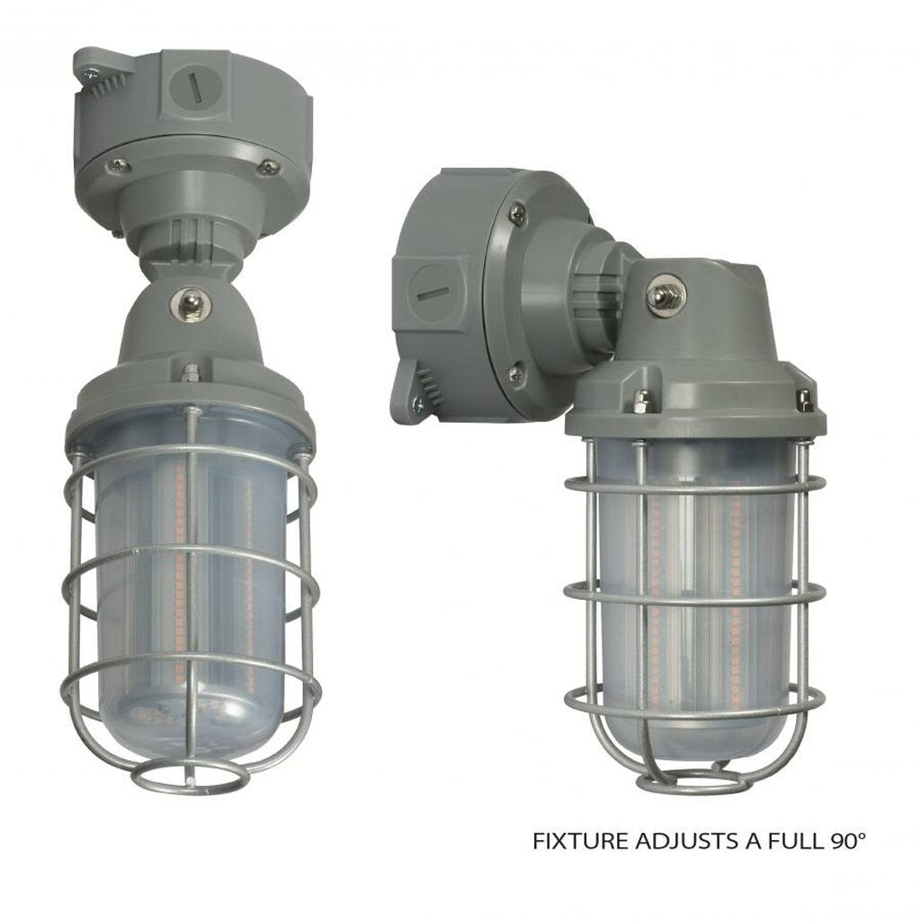 Satco 65-171 20W LED Vapor Proof Fixture Adjustable Vapor Tight 3000K;