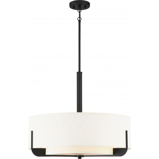 Satco 60-6544 Pendant Fixture Frankie; 4 Light; 24 in.; Aged Bronze