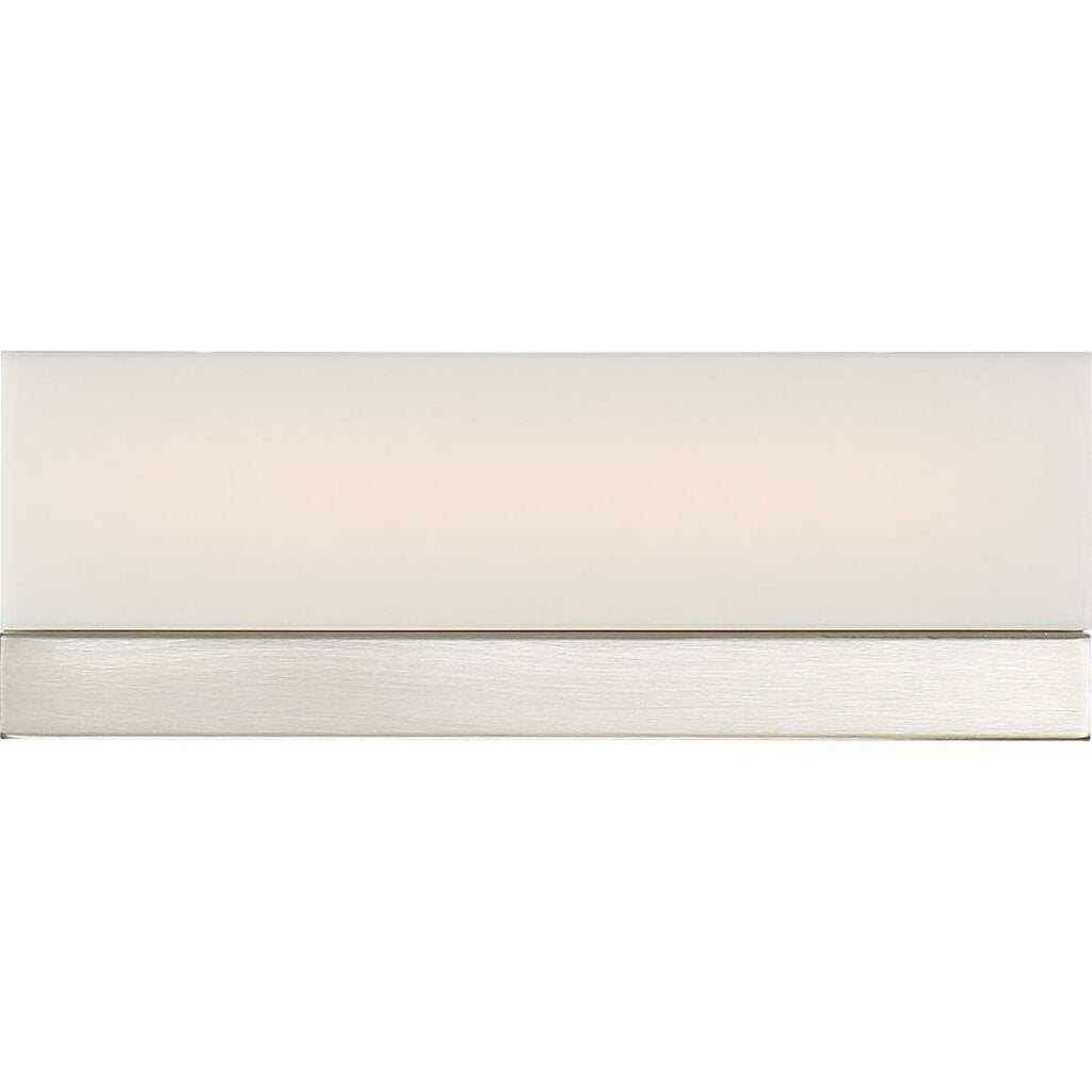 Satco 62-1327 13W LED Vanity Fixture Jackson; Small Brushed Nickel