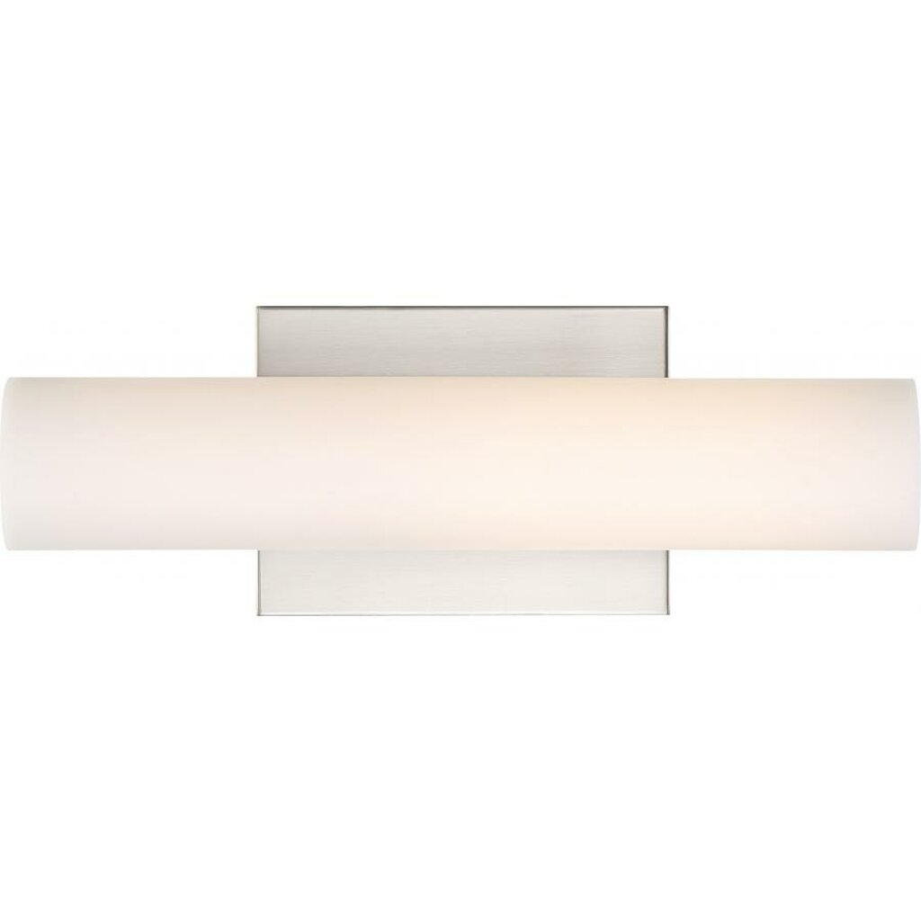 Satco 62-1321 13W LED Vanity Fixture Bend; Small Brushed Nickel Finish