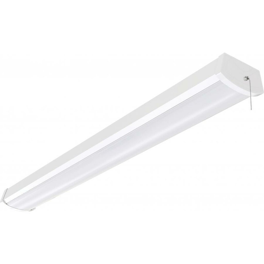 Satco 65-1092 40W LED Ceiling Wrap Fixture 4 ft.; with Pull Chain;