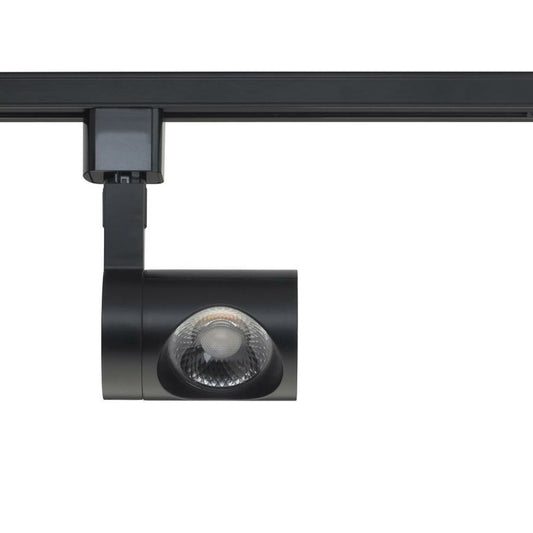 Satco TH444 12W LED Track Head Fixture 1 Light - Pipe Black 36 Deg.