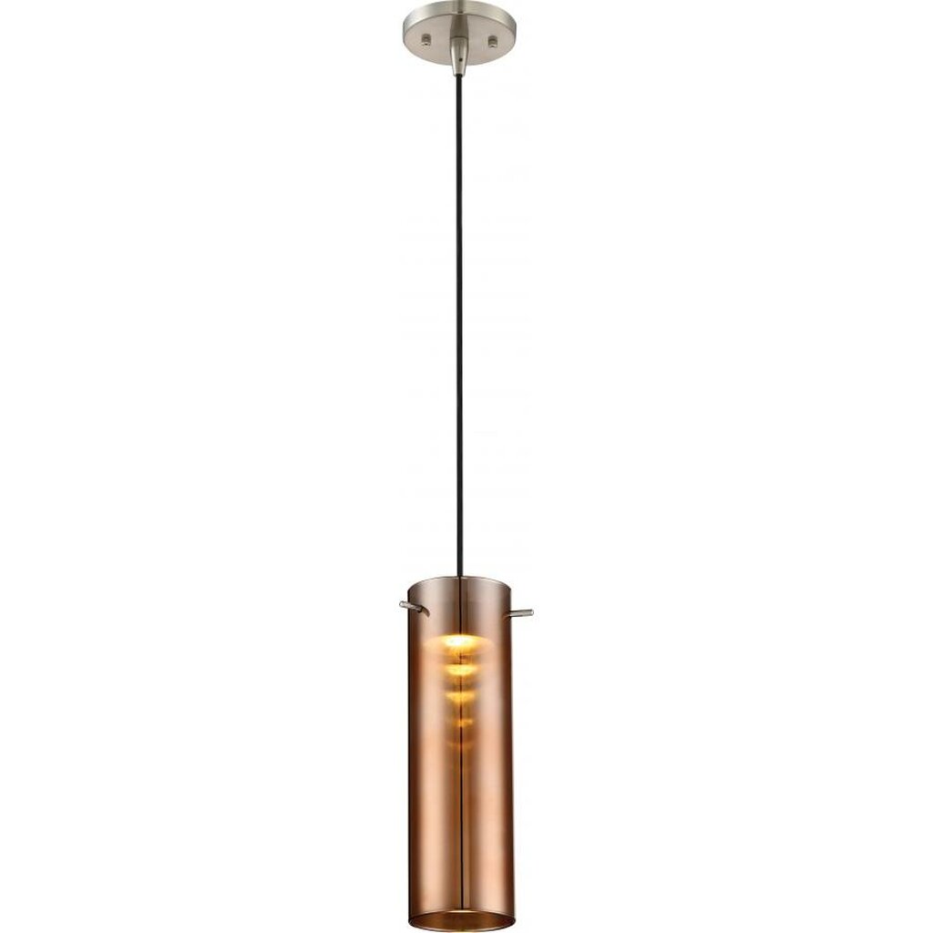 Satco 62-955 12W LED Mini Pendant Fixture Pulse; with Copper Glass;