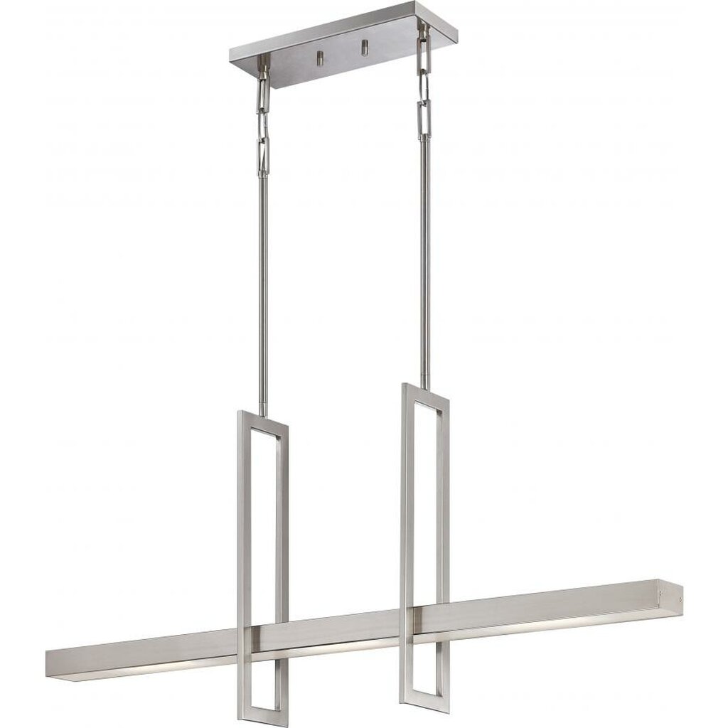 Satco 62-136 39W LED Island Pendant Fixture Frame; 3 Module with
