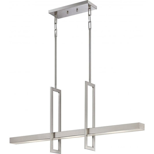 Satco 62-136 39W LED Island Pendant Fixture Frame; 3 Module with