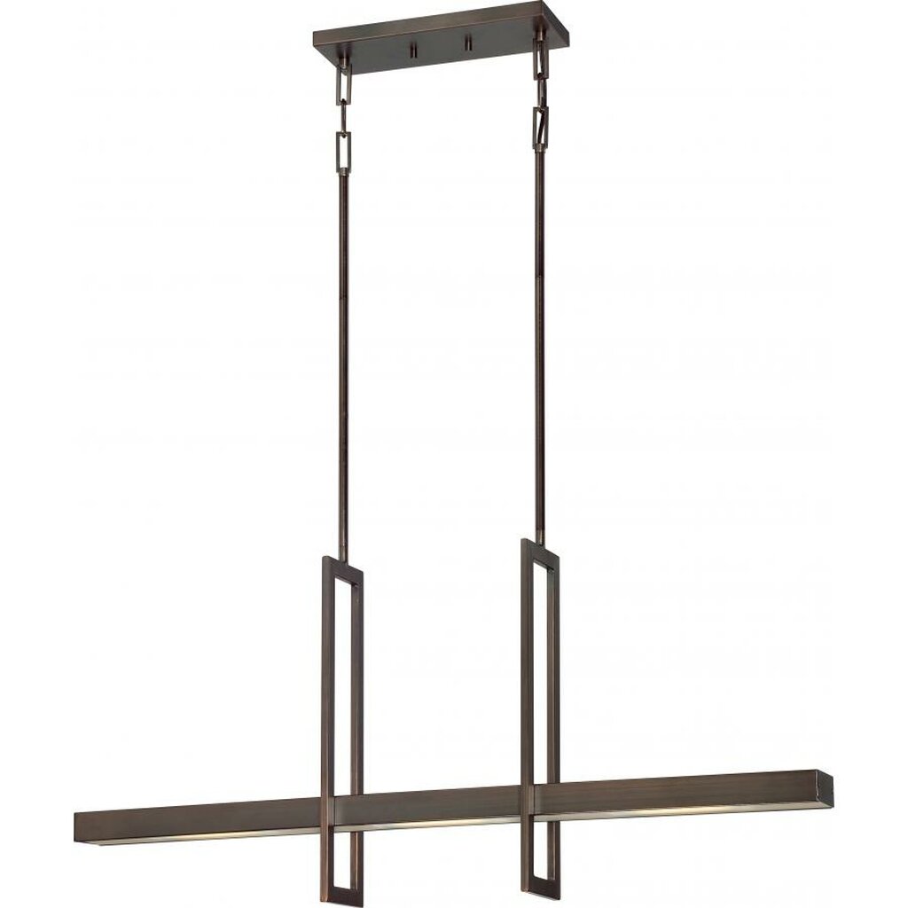 Satco 62-116 39W LED Island Pendant Fixture Frame; 3 Module with