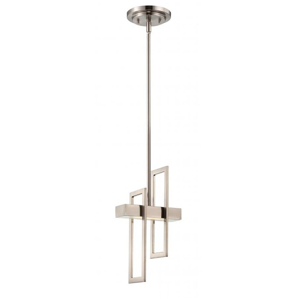 Satco 62-106 10W LED Pendant Fixture Frame; with Frosted Glass