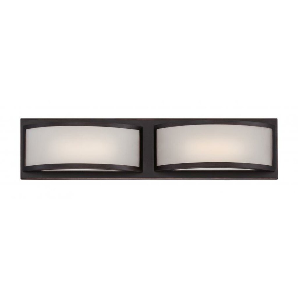 Satco 62-315 20W LED Vanity Fixture Mercer; (2) Wall Sconce; Frosted