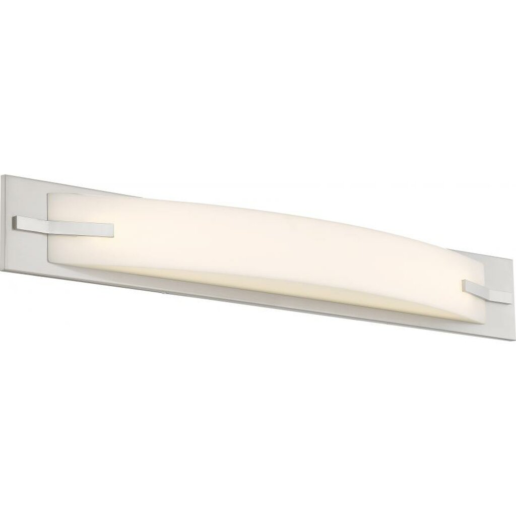 Satco 62-1082 26W LED Vanity Dimmable Fixture Bow 31 in.; Brushed