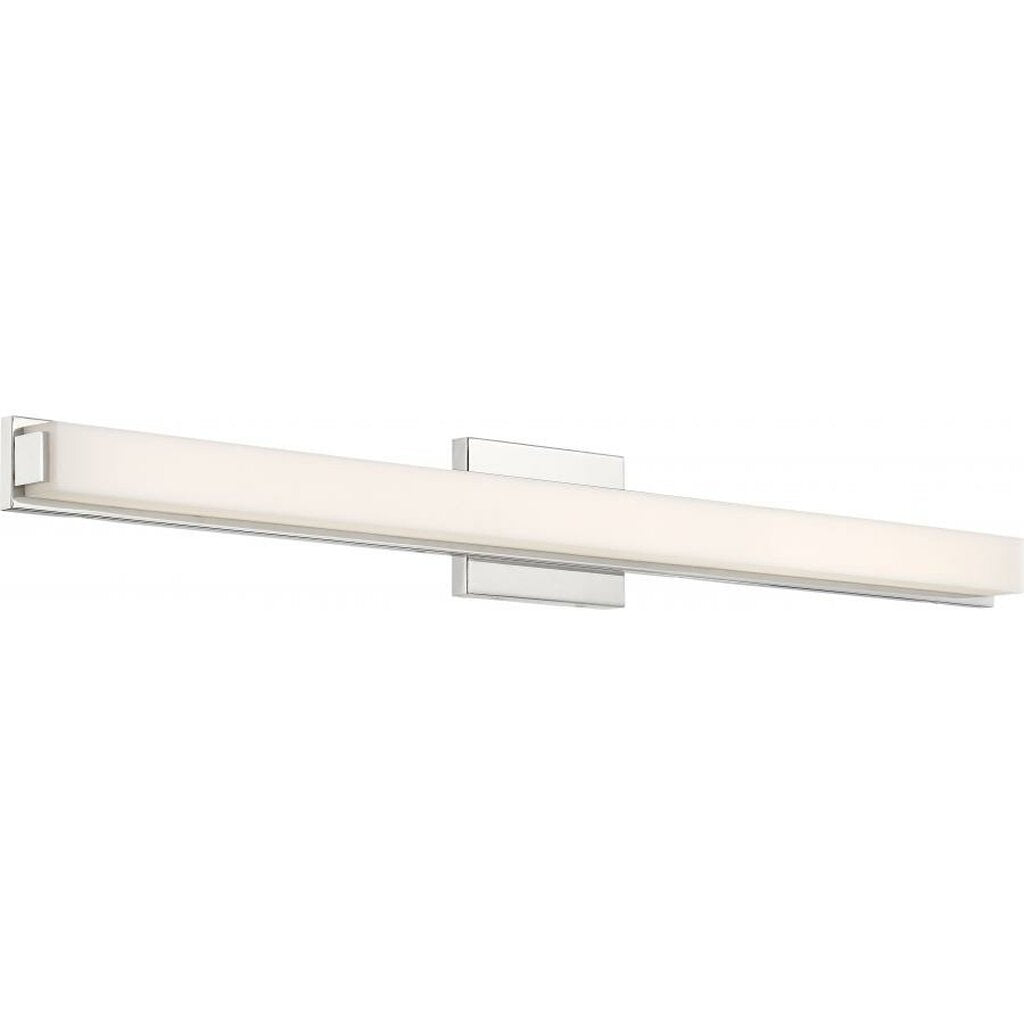 Satco 62-1103 39W LED Vanity Fixture Slick 36 in.; Polished Nickel