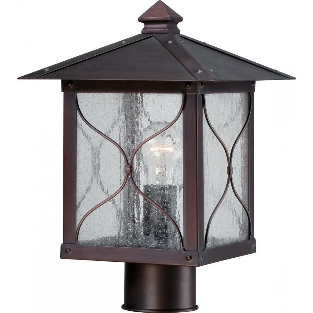 Satco 60-5615 Post Lantern Fixture Vega; 1 light; Outdoor Post with