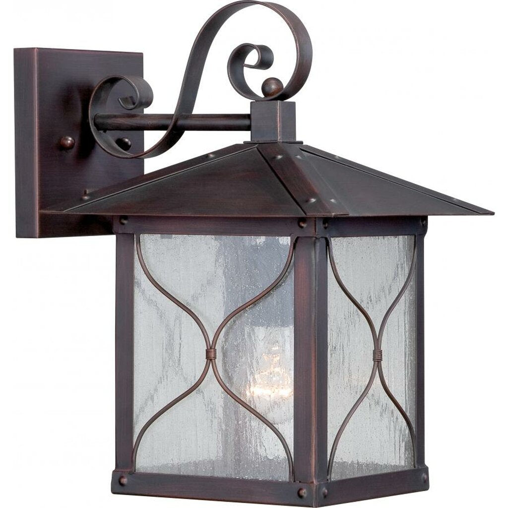 Satco 60-5612 Wall Lantern Fixture Vega; 1 light; 9 in.; Outdoor Wall