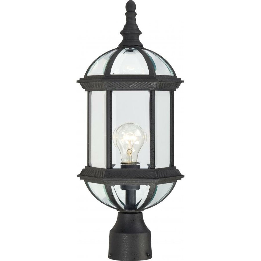 Satco 60-4976 Post Lantern Fixture Boxwood; 1 Light; 19 in.; Outdoor