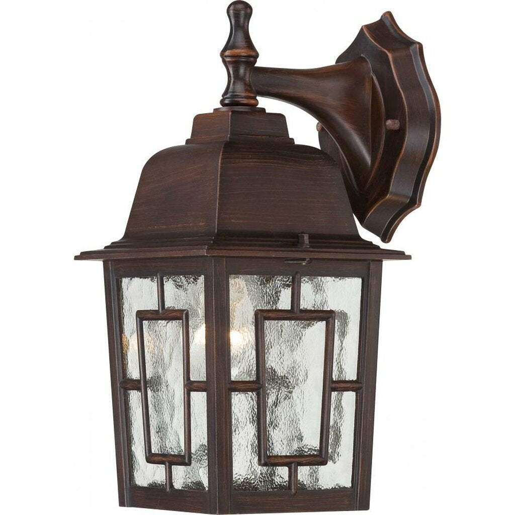 Satco 60-4922 Wall Lantern Fixture Banyan; 1 Light; 12 in.; Outdoor