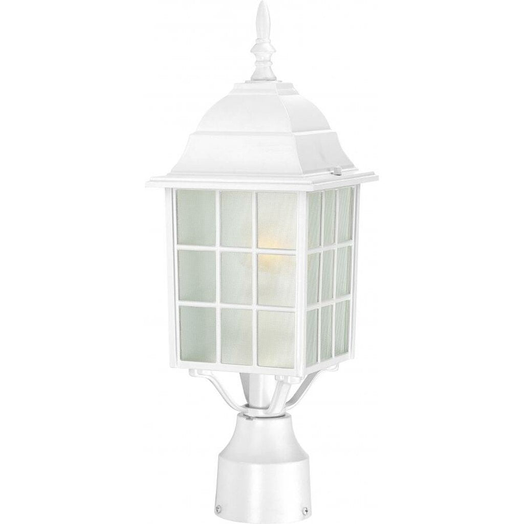 Satco 60-4907 Post Lantern Fixture Adams; 1 Light; 17 in.; Outdoor