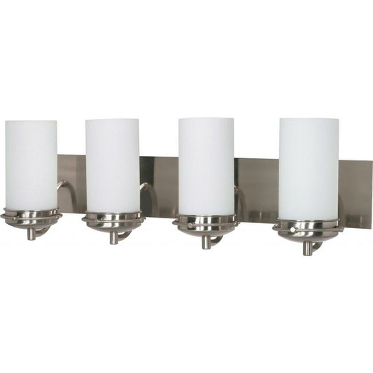 Satco 60-614 Vanity Fixture Polaris; 4 Light; 30 in.; with Satin
