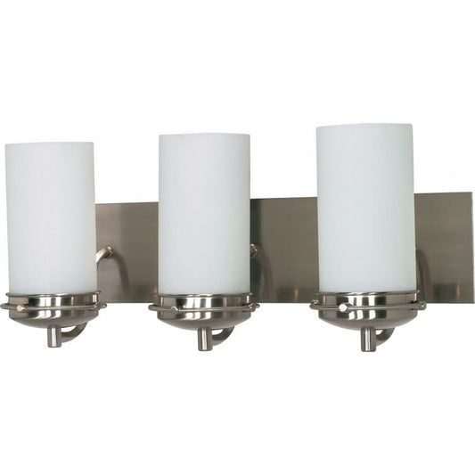 Satco 60-613 Vanity Fixture Polaris; 3 Light; 21 in.; with Satin