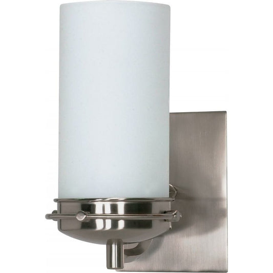 Satco 60-611 Vanity Fixture Polaris; 1 Light; 5 in.; with Satin