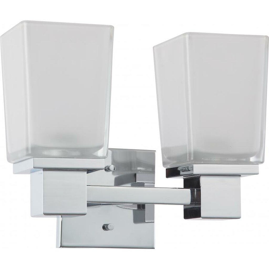 Satco 60-4002 Vanity Fixture Parker; 2 Light; with Sandstone Etched