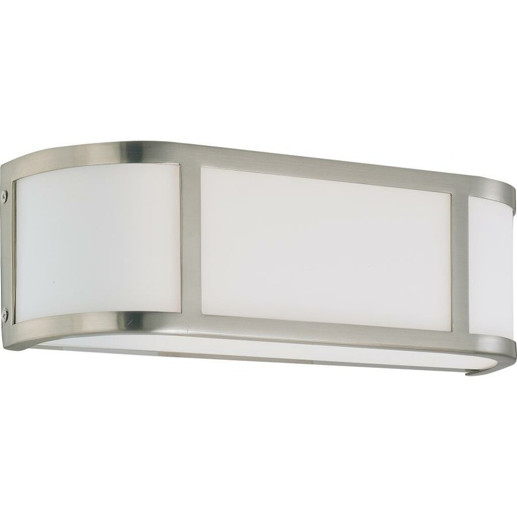 Satco 60-2871 Sconce Fixture Odeon; 2 Light; Wall with Satin White