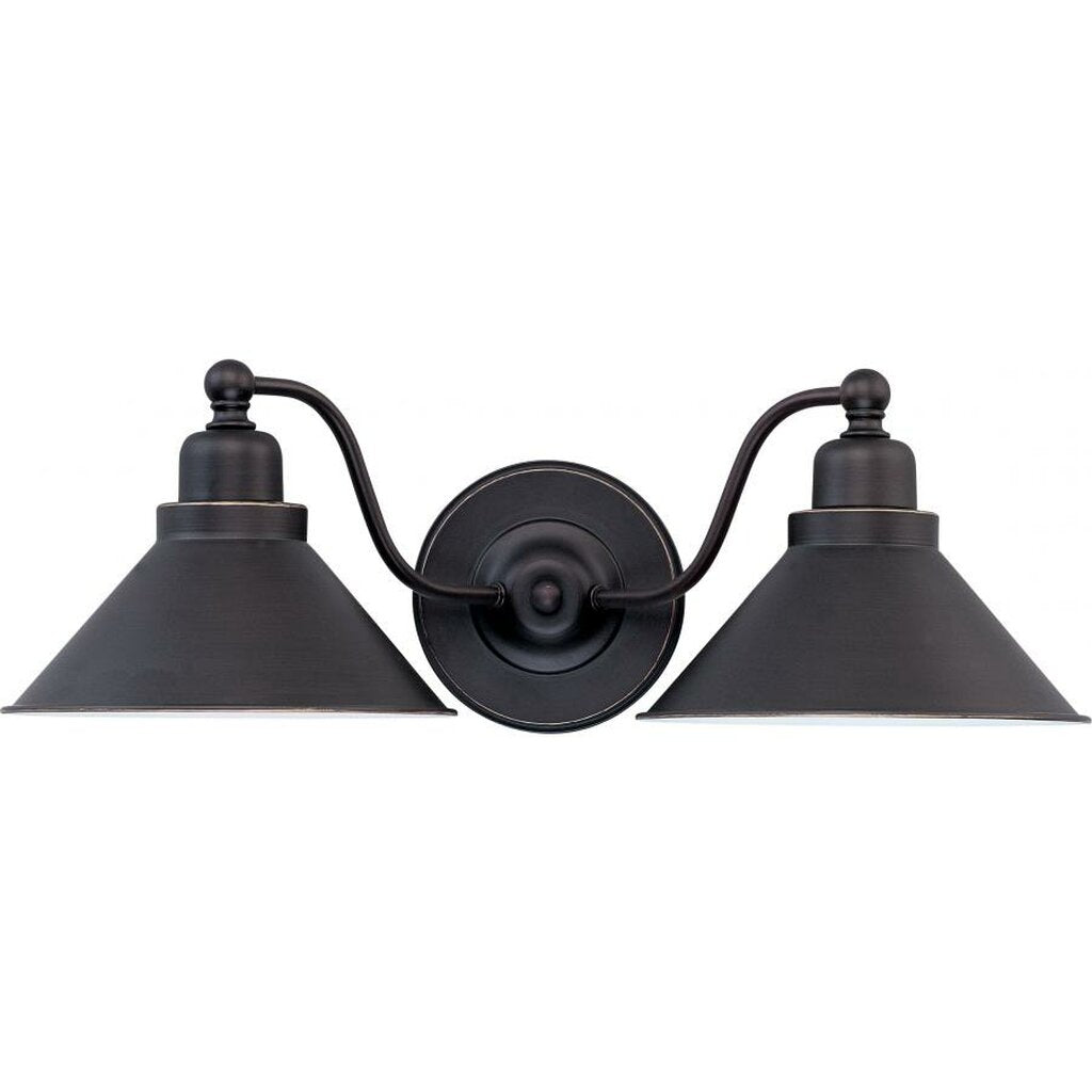 Satco 60-1711 Sconce Fixture Bridgeview; 2 Light Wall