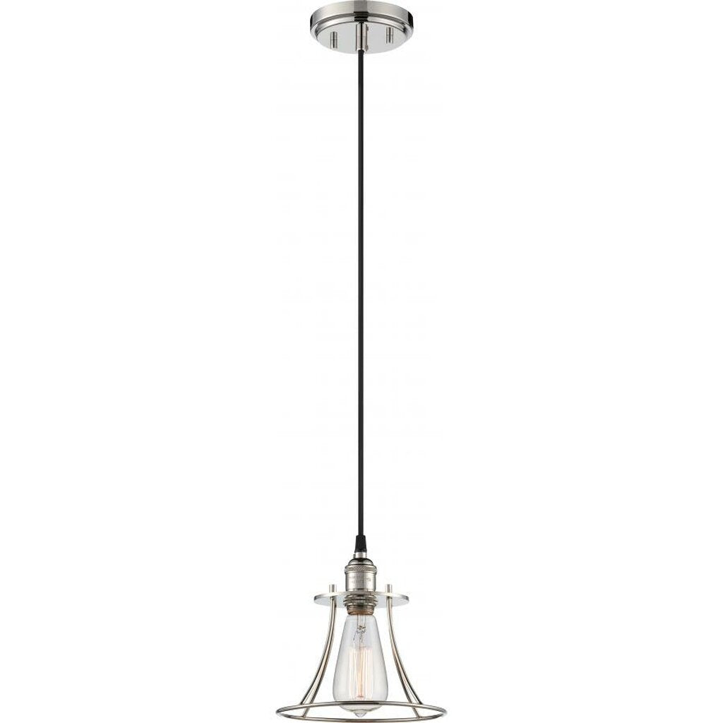 Satco 60-5411 Pendant Fixture Vintage; 1 Light; Caged Vintage Lamp