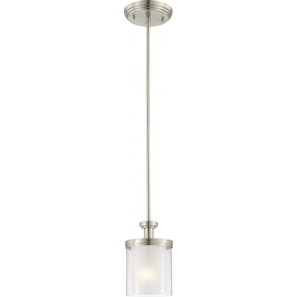 Satco 60-4648 Mini Pendant Fixture Decker; 1 Light; with Clear and