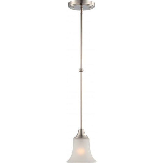 Satco 60-4148 Mini Pendant Fixture Surrey; 1 Light; with Frosted Glass