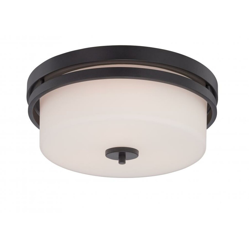 Satco 60-5307 Flush Mount Fixture Parallel; 3 Light; Flush with Etched