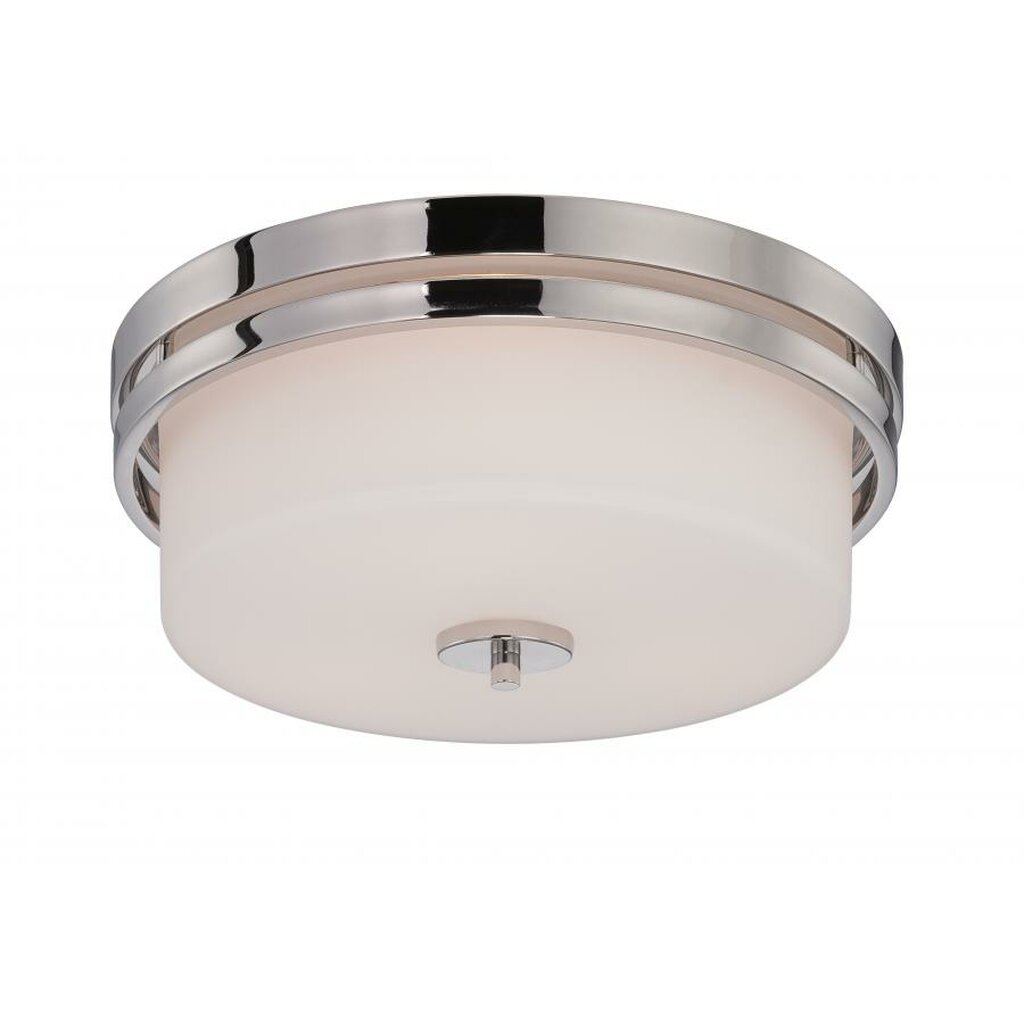 Satco 60-5207 Flush Mount Fixture Parallel; 3 Light; Flush with Etched