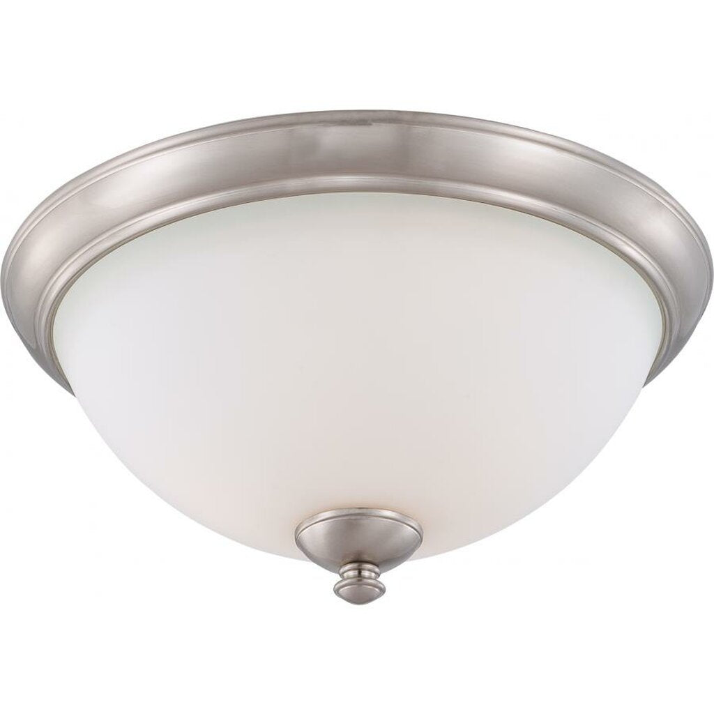 Satco 60-5041 Flush Mount Fixture Patton; 3 Light; Flush with Frosted