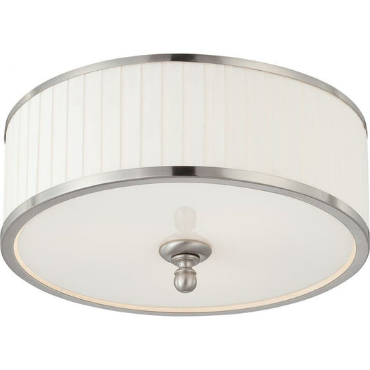 Satco 60-4741 Flush Mount Fixture Candice; 3 Light; Flush Dome with