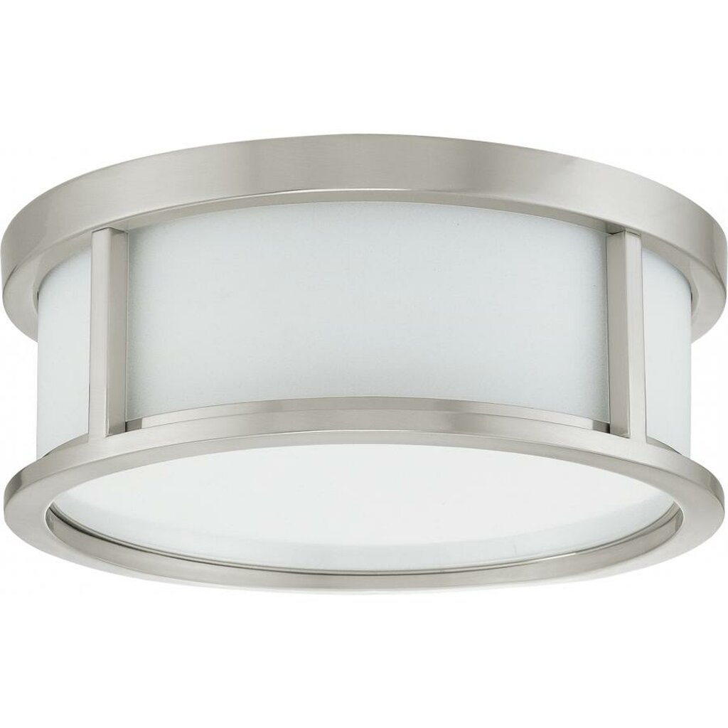 Satco 60-2859 Flush Mount Fixture Odeon; 2 Light; 13 in.; Flush Dome