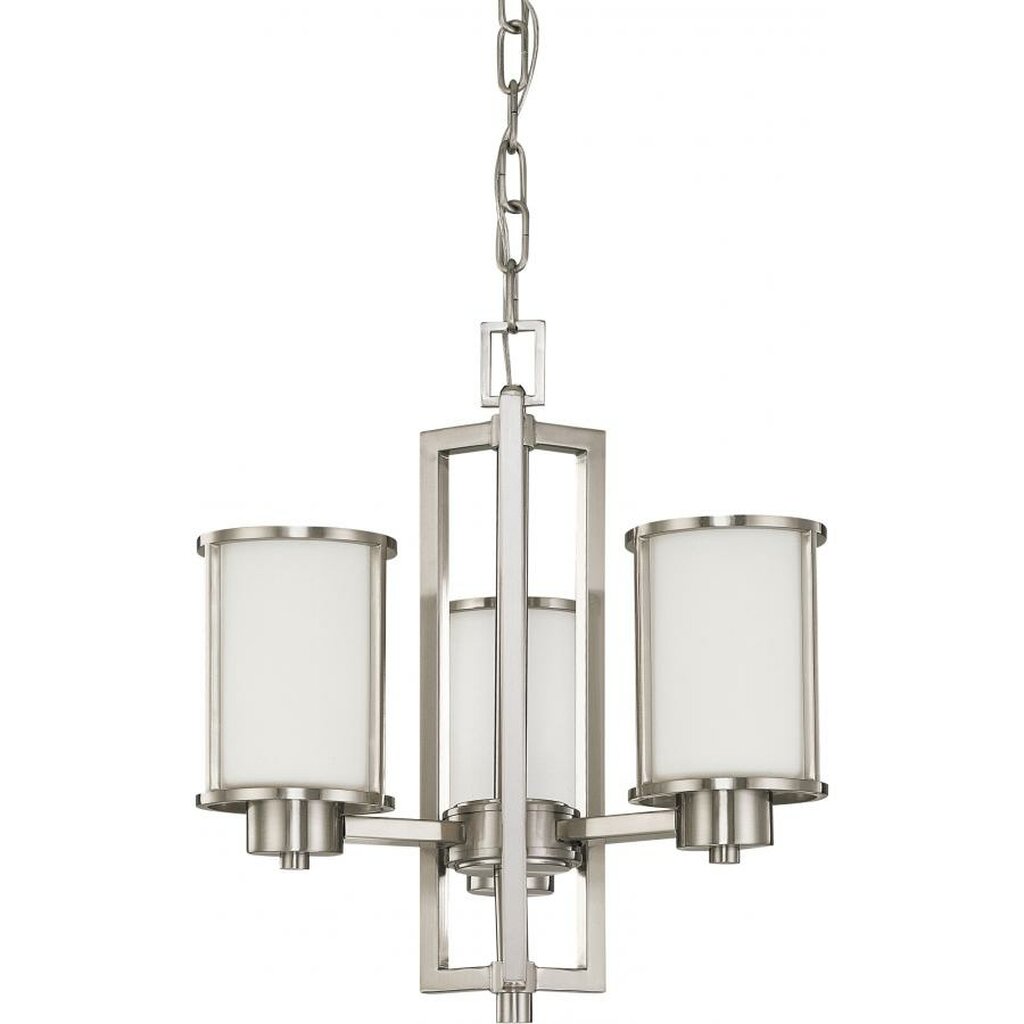 Satco 60-2851 Chandelier Fixture Odeon; 3 Light; (convertible up/down)