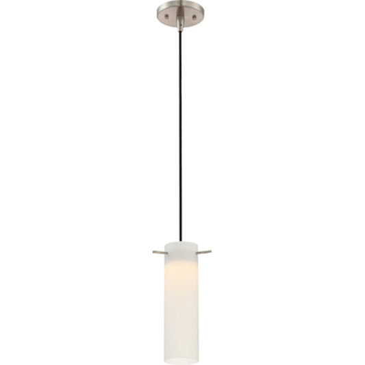Satco 62-953 12W LED Mini Pendant Fixture Pulse; with White Opal