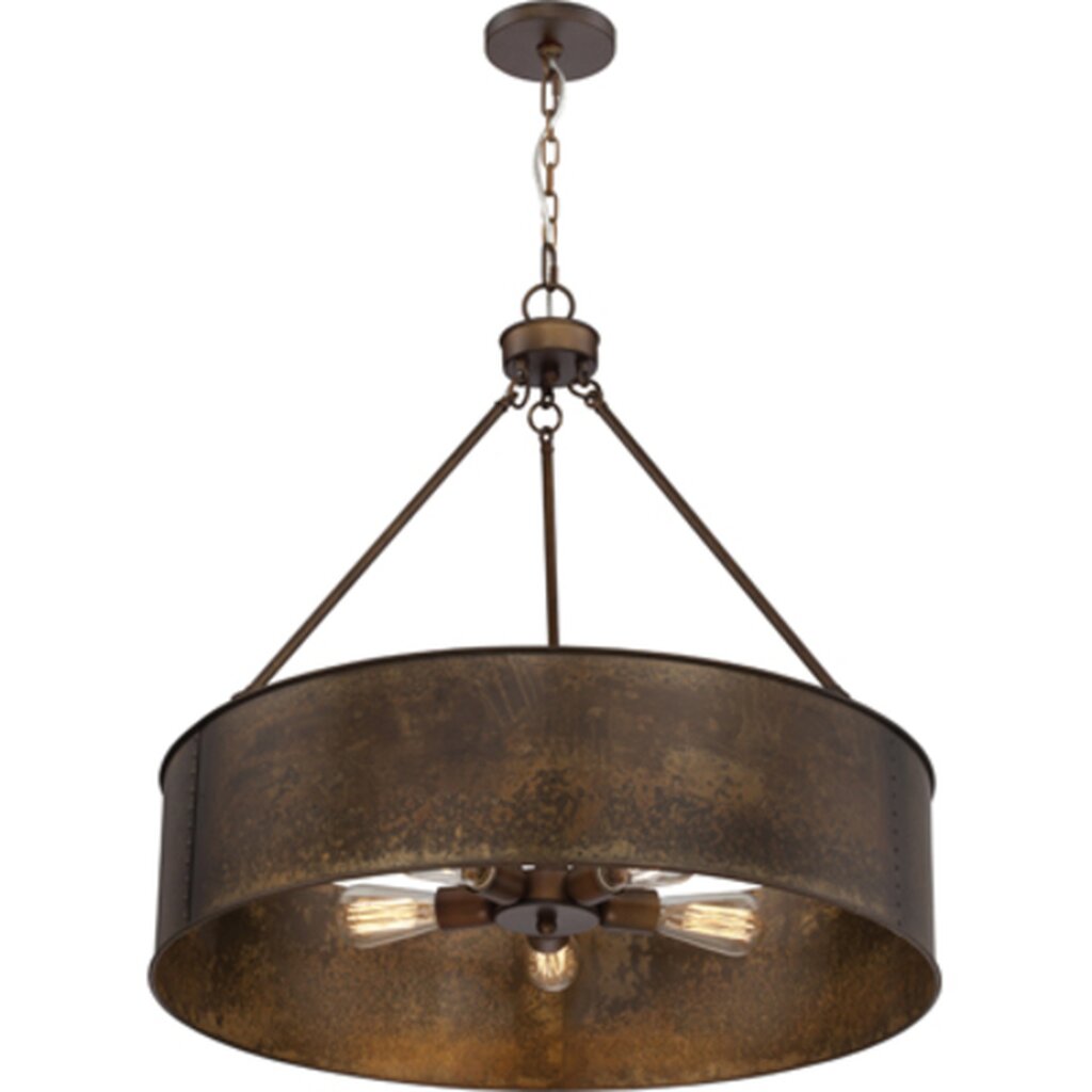 Satco 60-5895 Pendant Fixture Kettle; 5 Light; Oversized with 60W