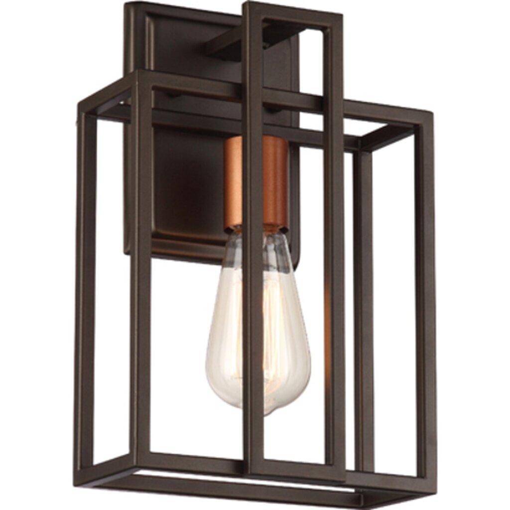 Satco 60-5851 Sconce Fixture Lake; 1 Light; Wall Forest Bronze with