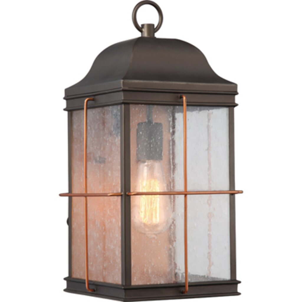 Satco 60-5833 Wall Lantern Fixture Howell; 1 Light; Large Outdoor Wall
