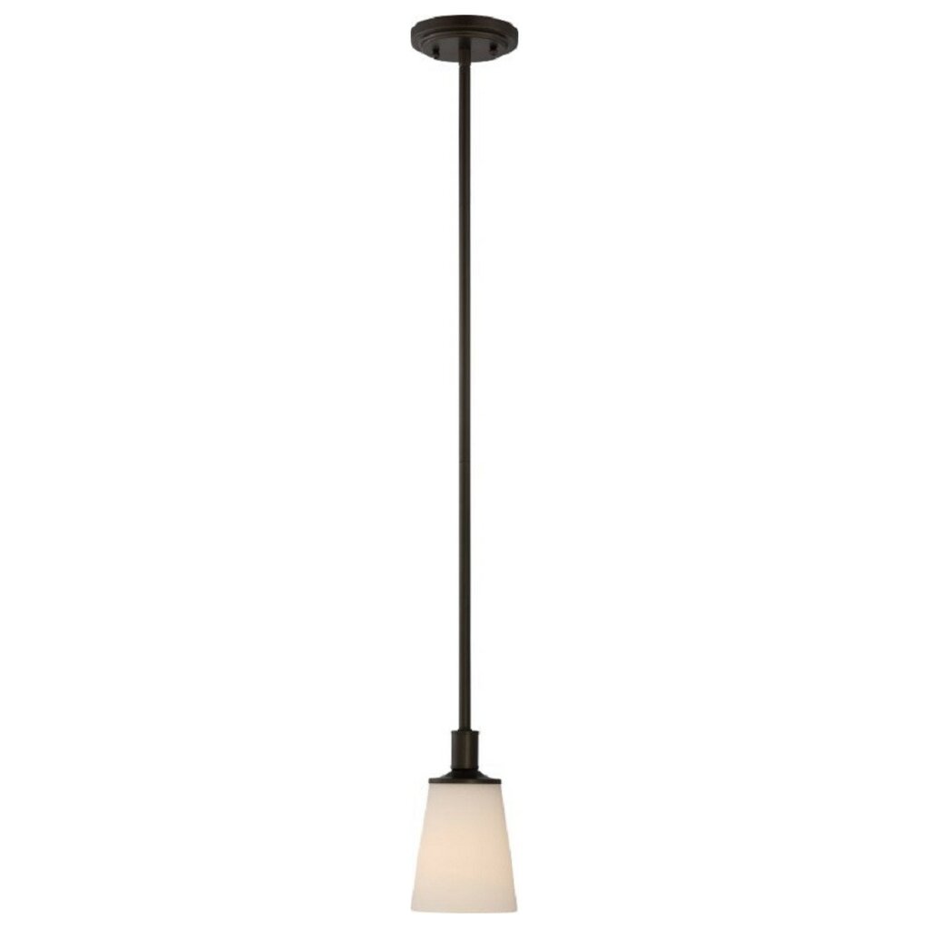 Satco 60-5928 Mini Pendant Fixture Laguna; 1 Light; with White Glass