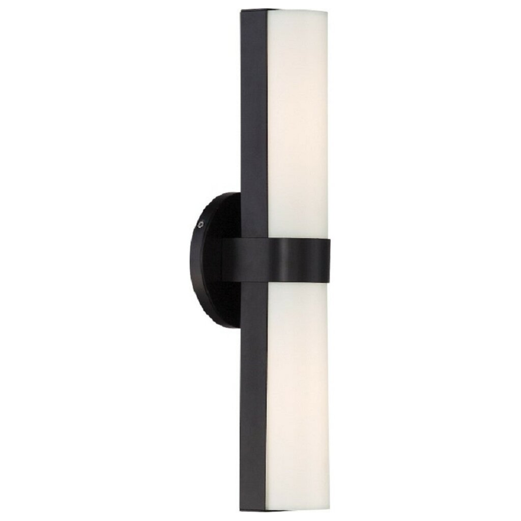 Satco 62-742 20W LED Vanity Fixture Bond; Double 17.5 inches; Aged