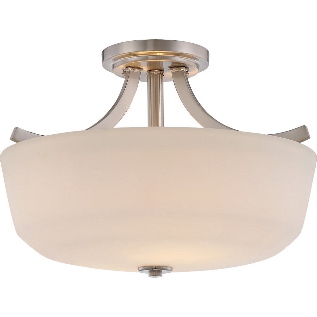 Satco 60-5826 Semi Flush Fixture Laguna; 2 Light; Semi-Flush with