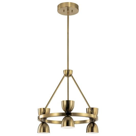 Kichler 52417BNBLED LED Fixture The Baland 22" 6 light chandelier
