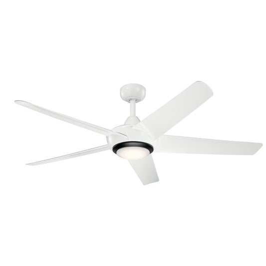 Kichler 330089WH LED Fixture Kapono(TM) 52 inch Ceiling Fan in a White