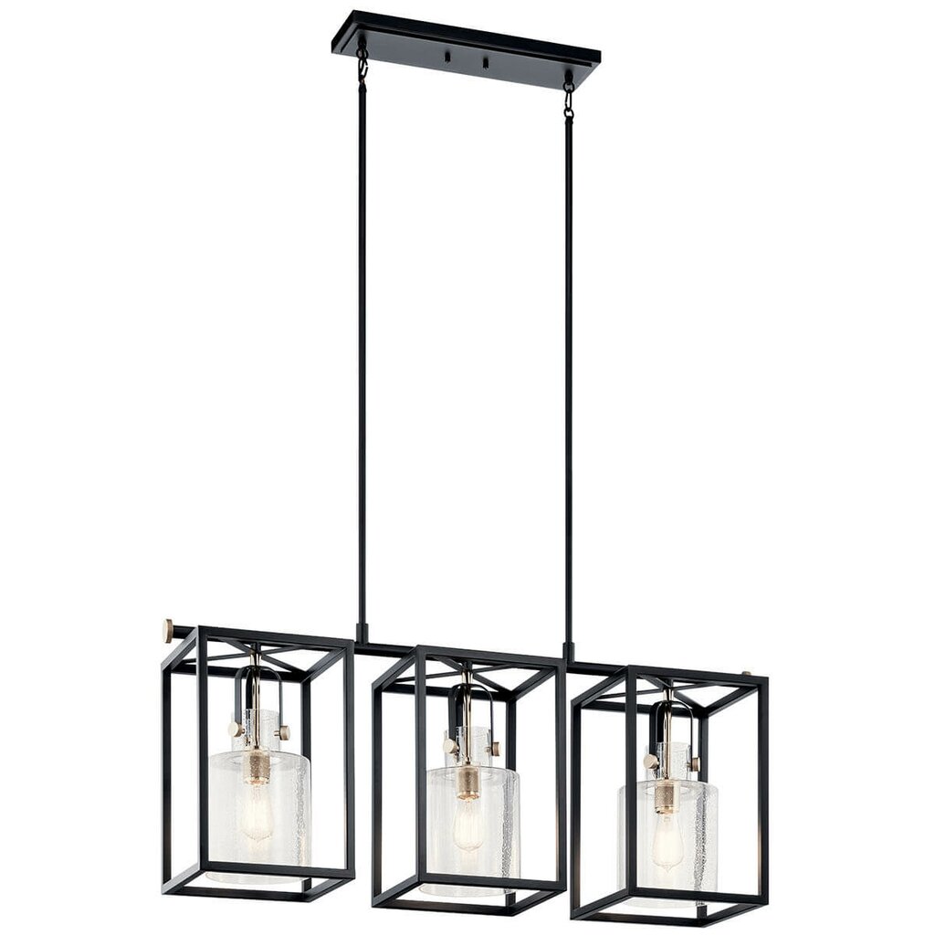 Kichler 52033PN Fixture Linear Chandelier 3Lt