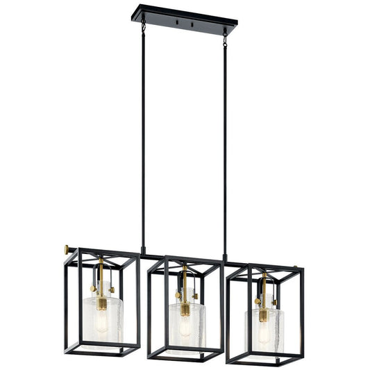 Kichler 52033NBR Fixture Linear Chandelier 3Lt