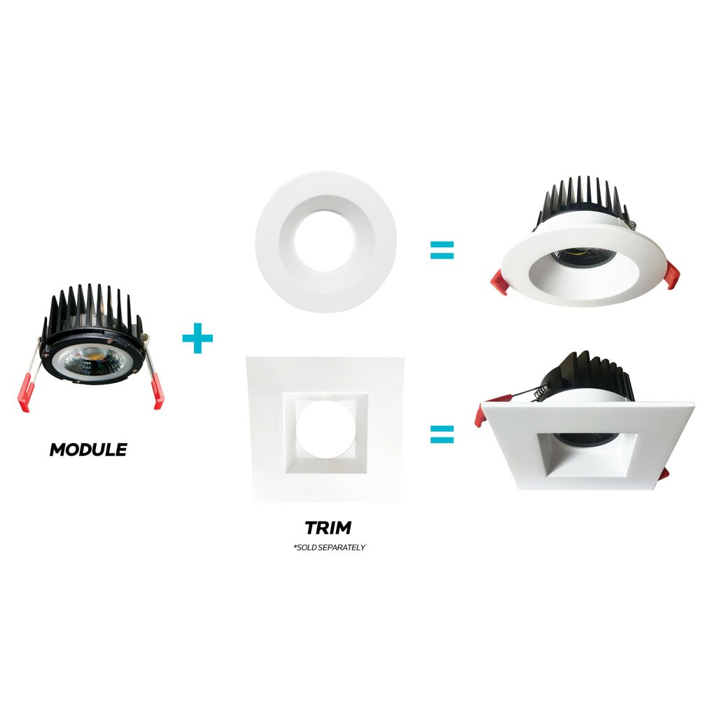 Luxrite LR24950 15W 4" Round LED Downlight Dimmable Fixture