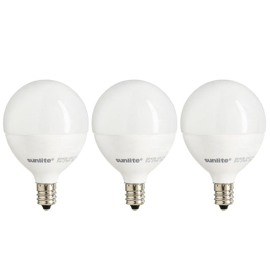 3 pack - Sunlite 40299-SU 7W G16.5 Warm White LED Light Bulb