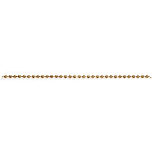 Satco 90-124 Beaded Chain #6 1/8" Diameter; 100 Foot Spool; Brass
