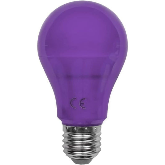 TCP RFLA19PL 8W A19 PURPLE LED Light Bulb